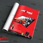 طراحی صفحه اختصاصی کتاب صنعت خودرو "برند موتوسل"