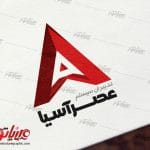 طراحی آرم " عصر آسیا " tarahi website ir