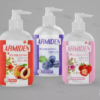 طراحی لیبل آبرسان پوست آرمیدن