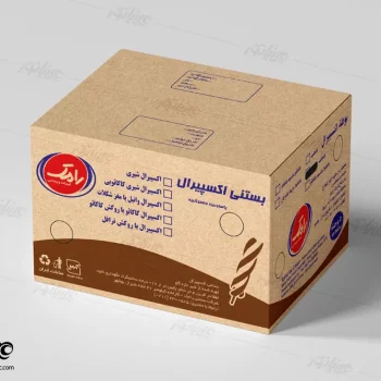 mockup box carton craft - mother carton design, Ramak carton design, product carton design, carton craft design, carton design for flexo printing, packaging design in Tehran, packaging design in Isfahan, packaging design in Shiraz, packaging design in Bushehr , packaging design in Mashhad, packaging design in Tabriz, packaging design in Yazd, carton design