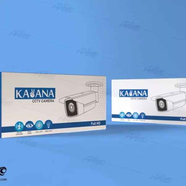 Bult CCTV camera packaging design   Bult CCTV camera box design   Bult CCTV camera box design