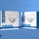 The design of the package of the dome CCTV camera