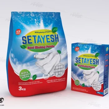 طراحی بسته بندی پودر دستی لباسشویی Packaging design for hand washing powder