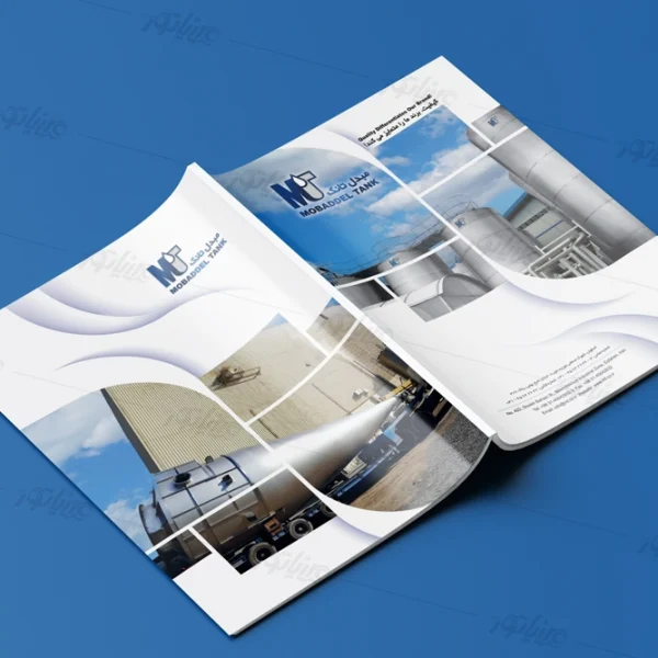 طراحی کاتالوگ صنعتی در اصفهان, طراحی کاتالوگ در اصفهان, طراحی کاتالوگ صنعتی شرکت مبدل تانک